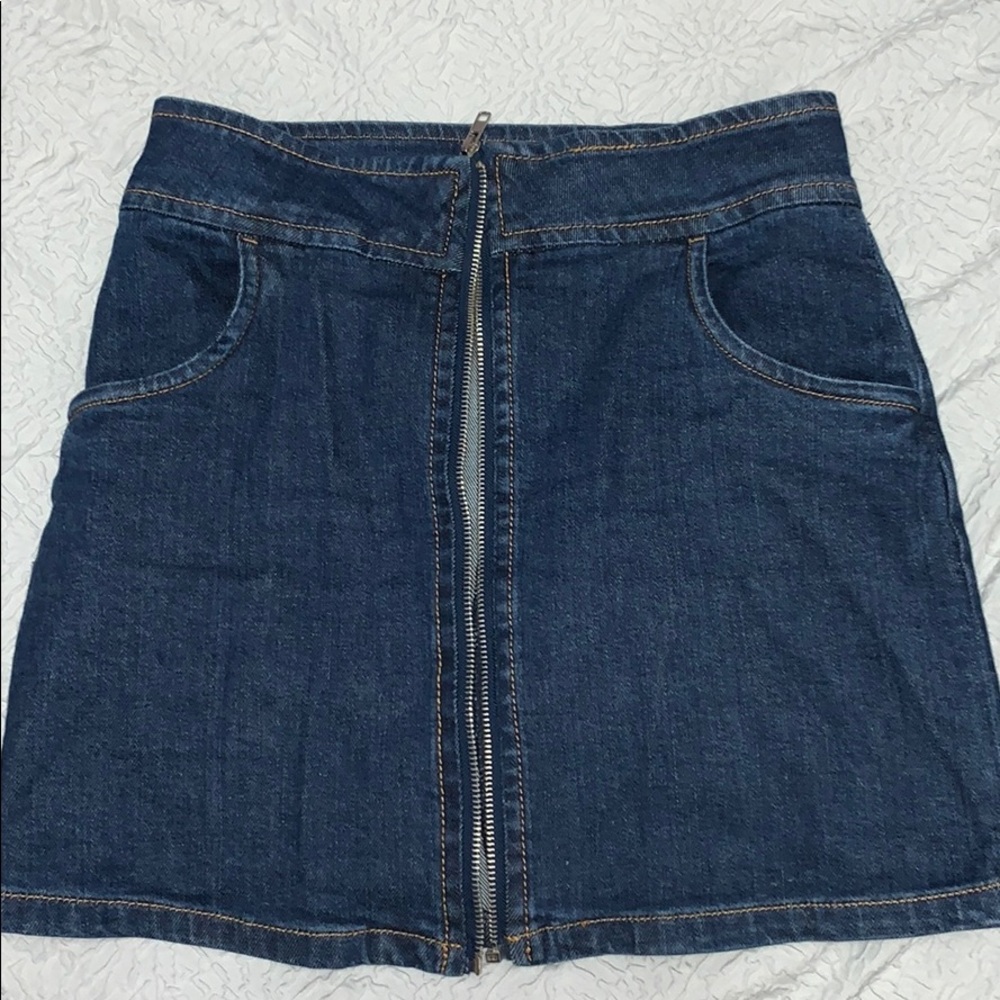 Forever 21 Premium Denim zipper skirt